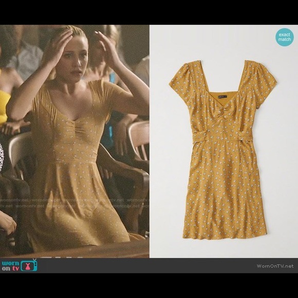 Abercrombie & Fitch Dresses & Skirts - A&F - Yellow Flowery Dress